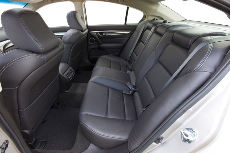 2009 Acura TL Type-S Rear Seats Picture